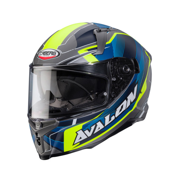CABERG Caberg Avalon X Optic Matte Grey/Blue/Yellow X-Small Helmet